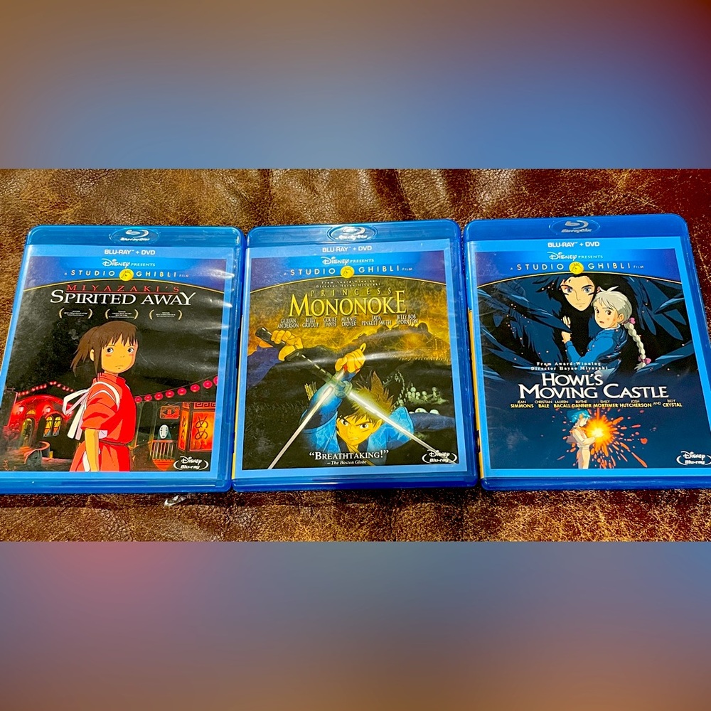 Hayao Miyazaki Disney Studio Ghibli Spirited Away Princess Mononoke Howls Castle